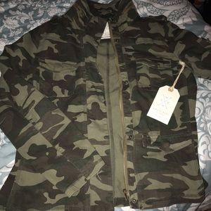 Camo cargo jacket